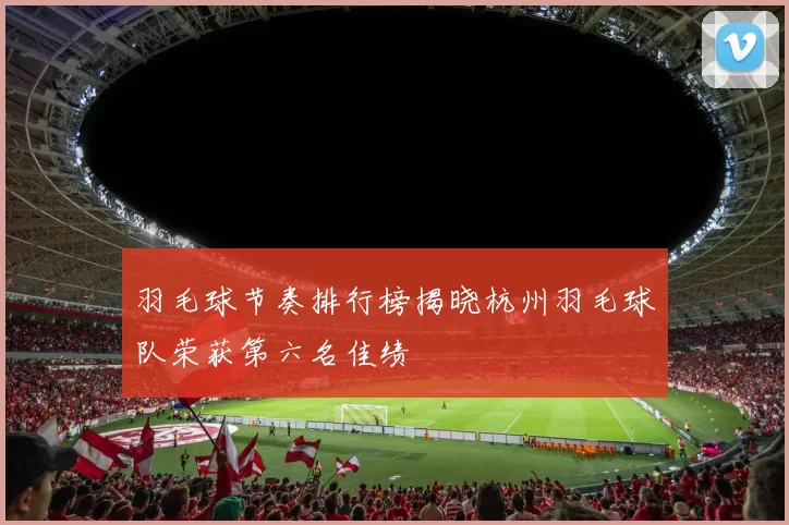 羽毛球节奏排行榜揭晓杭州羽毛球队荣获第六名佳绩